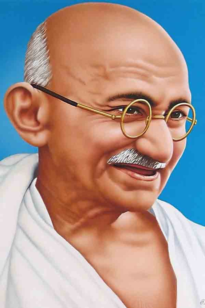 Indian Freedom Fighter Mahatma Gandhi Poster Waterproof Vinyl Sticker  Poster || (24X18 inches) can1827-2 Fine Art Print - Nature posters in India  - Buy art, film, design, movie, music, nature and educational