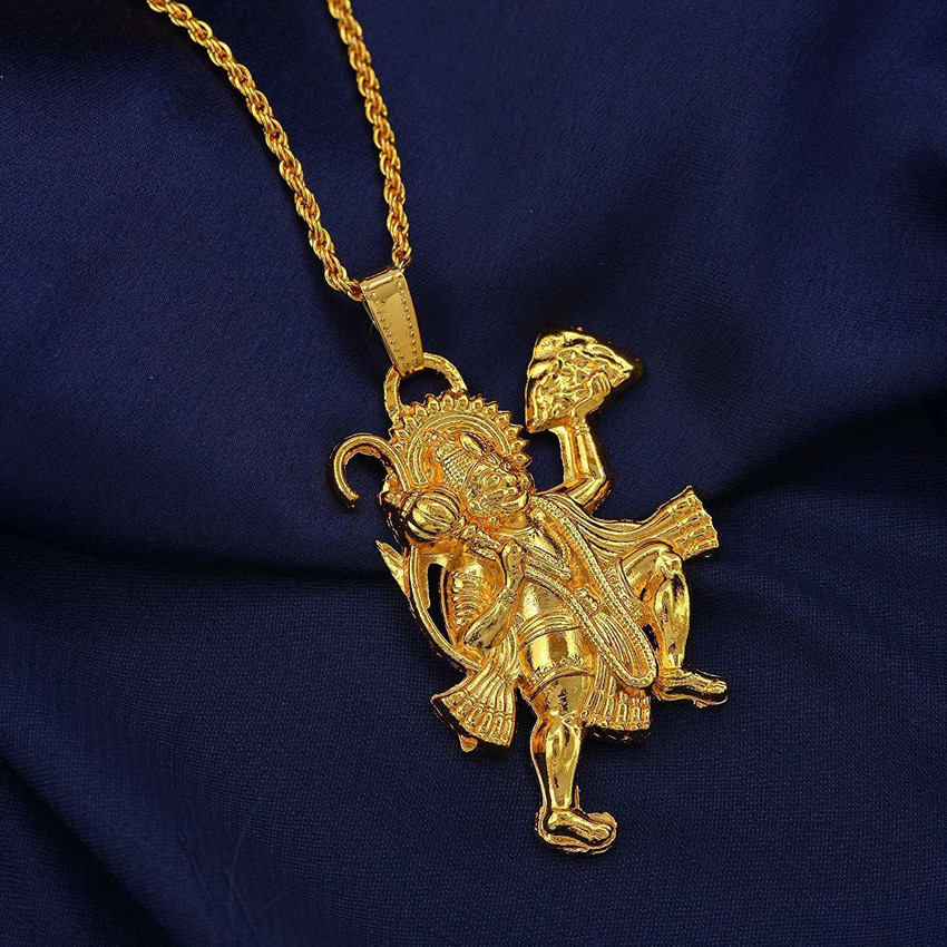 Bajrangbali gold pendant discount