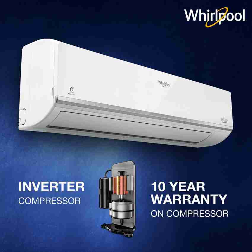 3s Copr Whirlpool Ton Indoor Unit Price Inverter Split Ac