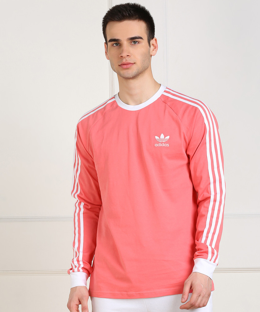 pink long sleeve adidas top