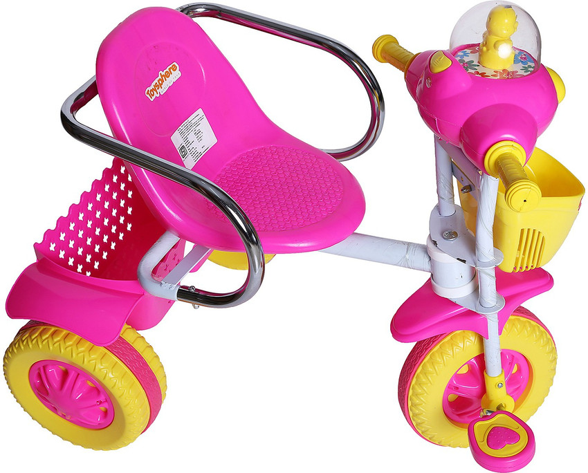 Toysphere Rapid Tricycle with Music, Light, Front and Back Storage Baskets  for Boy and Girl (1 to 5 Years) 2201 Tricycle Price in India - Buy  Toysphere Rapid Tricycle with Music, Light,