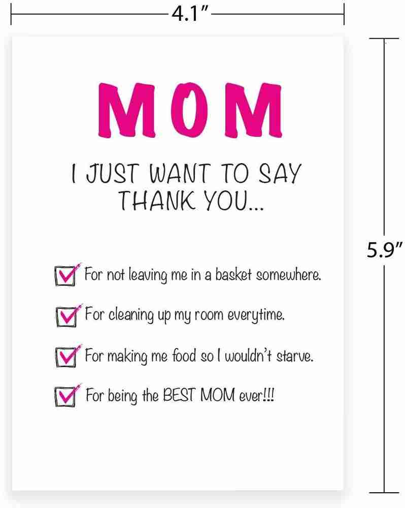 Thank You Mom Cards Em & Friends Missing Your Mom Mother's Day Card