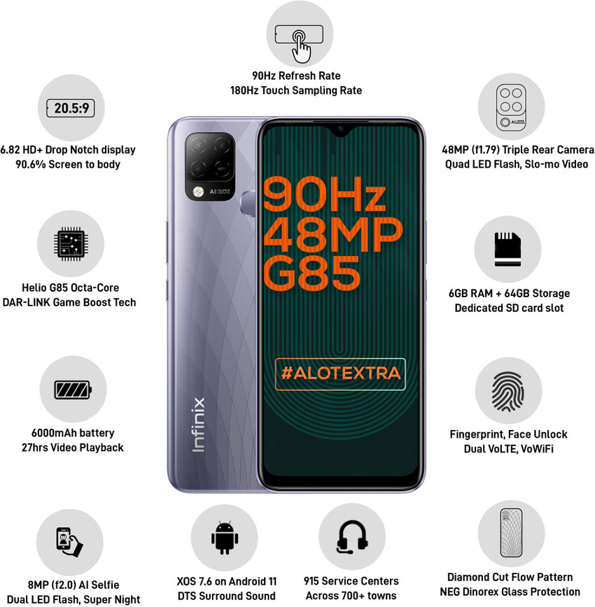 Spesifikasi Infinix Infinix Hot 10 Selfie Camera Infinix Smart 10