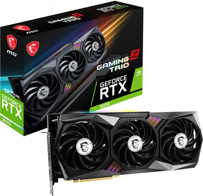 MSI RTX 3070 GAMING GDDR6 8 GB NVIDIA Chipset 256 bit 1845 MHz 