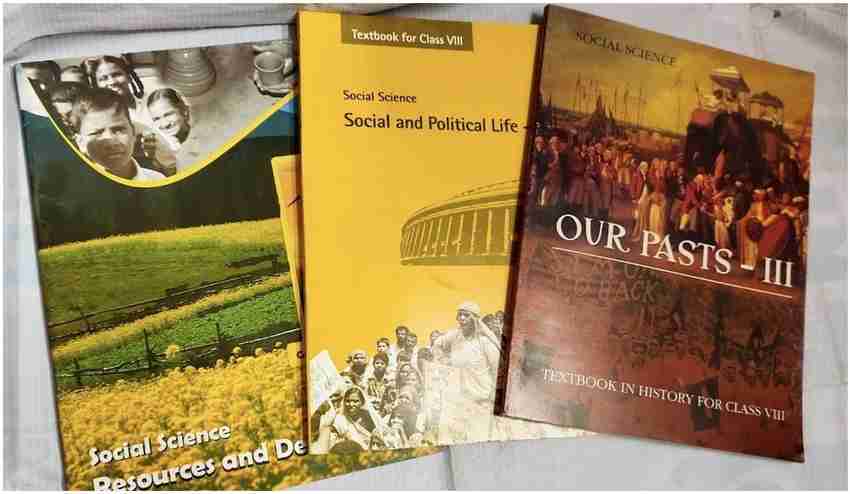 NCERT Our Pasts 3 III + Social And Political Life Part - 3 + Social Science  Resources And Development Textbook For Class 8: Buy NCERT Our Pasts 3 III +  Social And