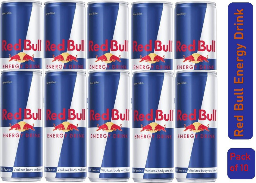 Red Bull Energy Drink 250ml X 10 Energy Drink Price in India - Buy  