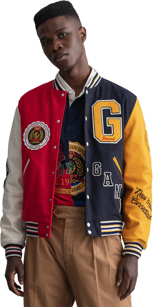 Gant Full Sleeve Colorblock Men Jacket - Buy Gant Full Sleeve  