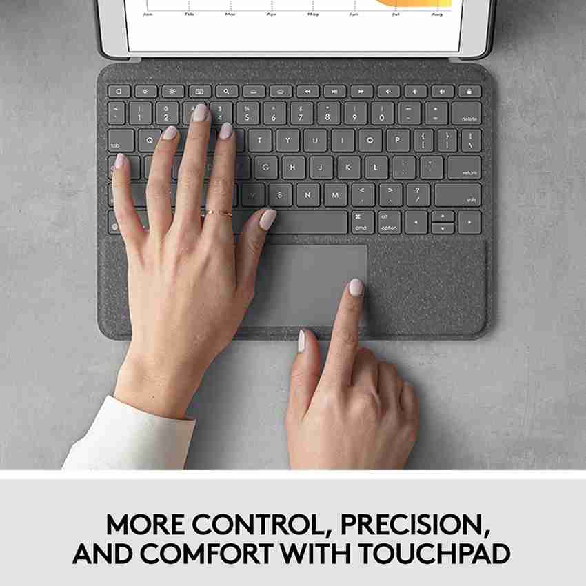 Logitech Combo Touch (7th, 8th & 9th Gen) Precision trackpad 