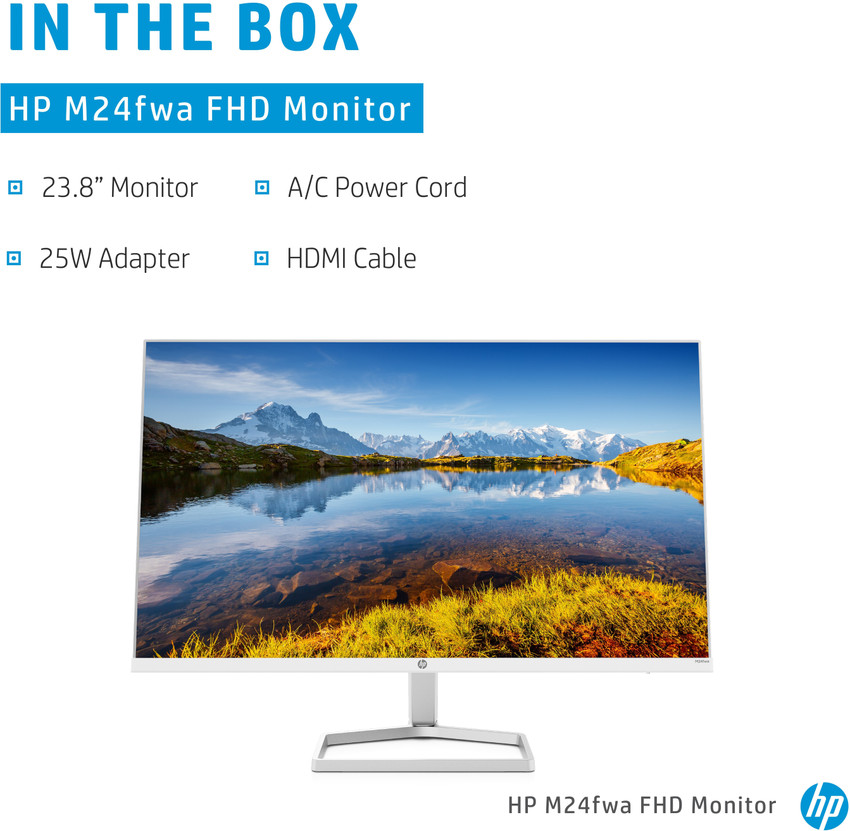 HP 60.45 cm (23.8 inch) Full HD LED Backlit IPS Panel White