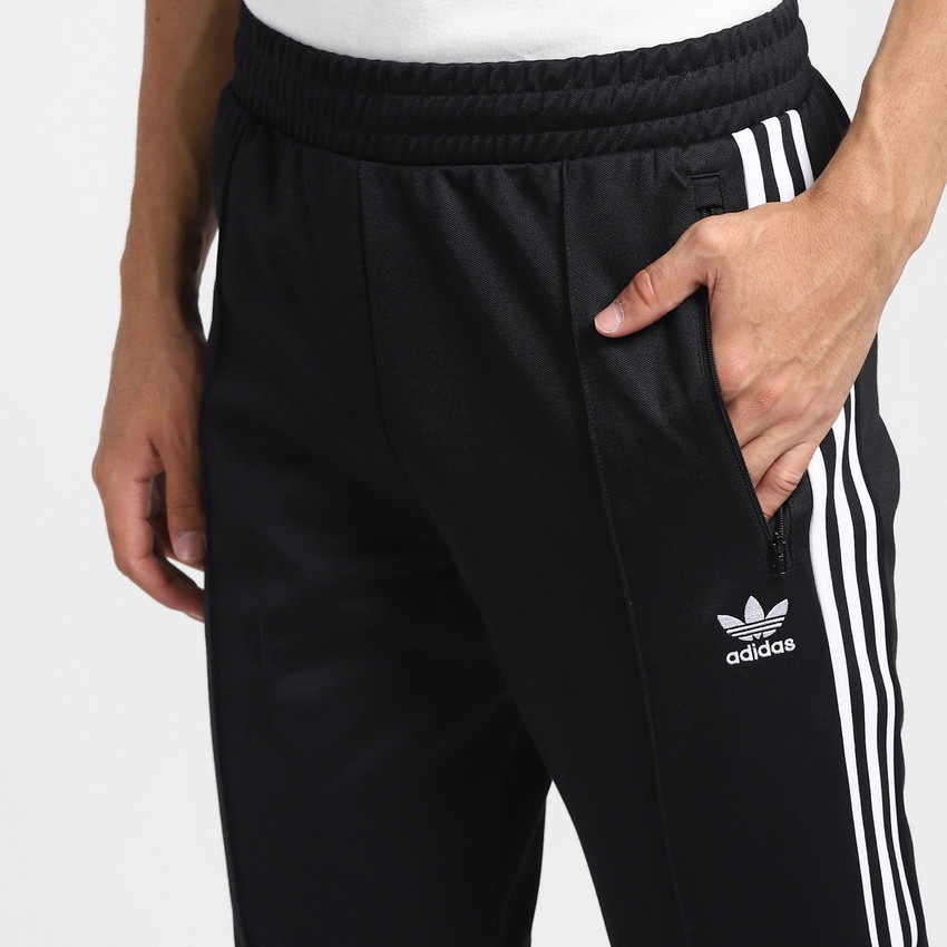 adidas black track pants mens