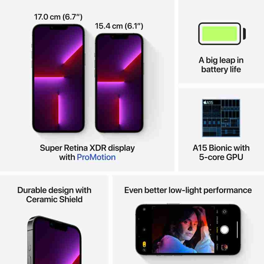 Apple iPhone 13 Pro ( 1 TB GB Storage, 0 GB RAM ) Online at Best 