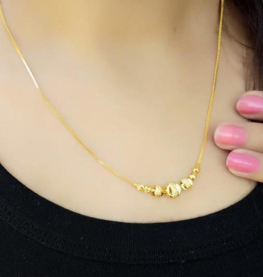 STYLISH FASHION HUB gold plated high quality Traditional chains 