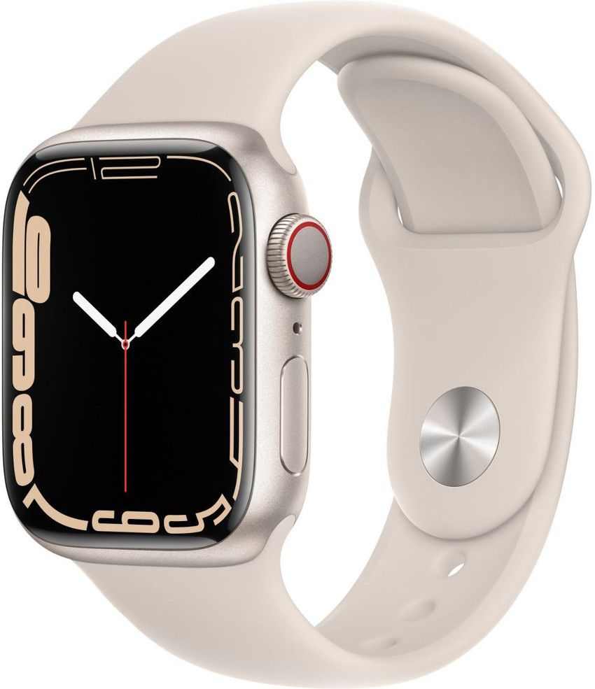 Apple Watch Series7(GPS+Cellular, 41mm) Starlight Aluminium Case 