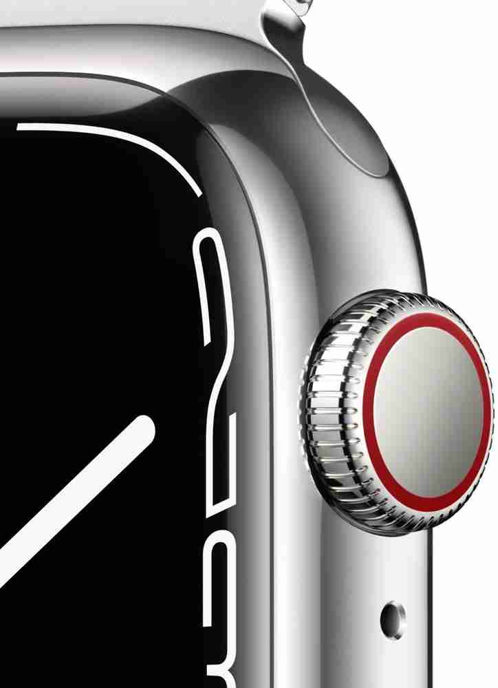 Apple WatchSeries7(GPS+Cellular-41mm)Silver Stainless Steel Case 