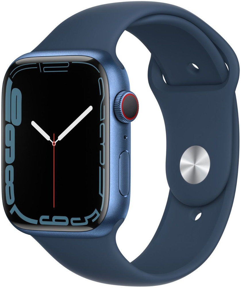 Apple Watch Series7 (GPS + Cellular, 45mm)Blue Aluminium Case 