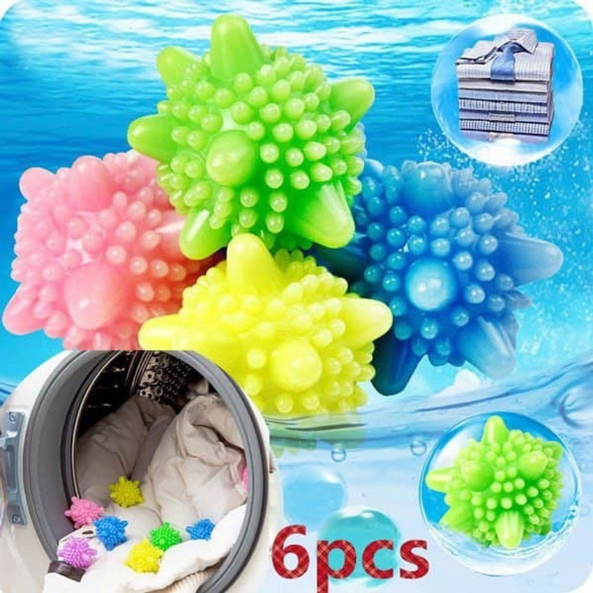 WAIT2SHOP Silicone Washing Washer Dry Laundry Balls Machine Ball Laundry Dryer Ball Durable Cloth Cleaning Ball Rendom Colour washing machine ball Detergent Bar Price in India Buy WAIT2SHOP Silicone W...