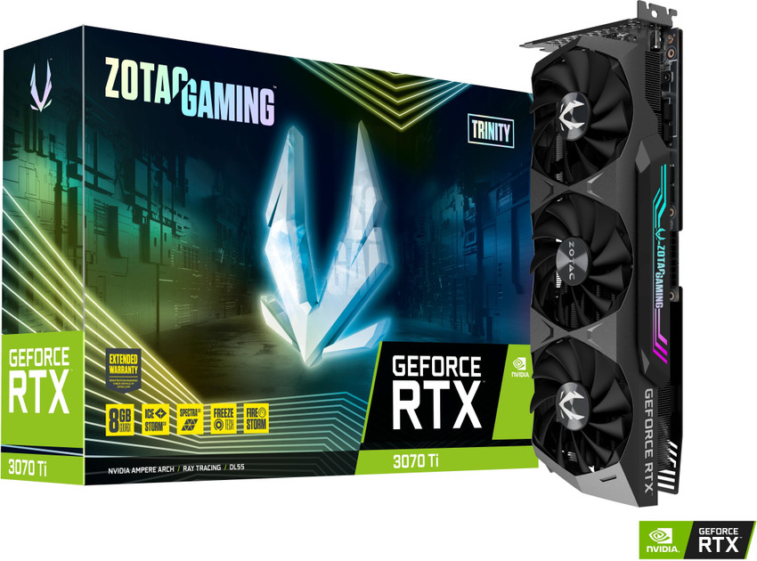 ZOTAC RTX 3070 Ti Trinity GDDR6X 8 GB NVIDIA Chipset 256 bit 1770 