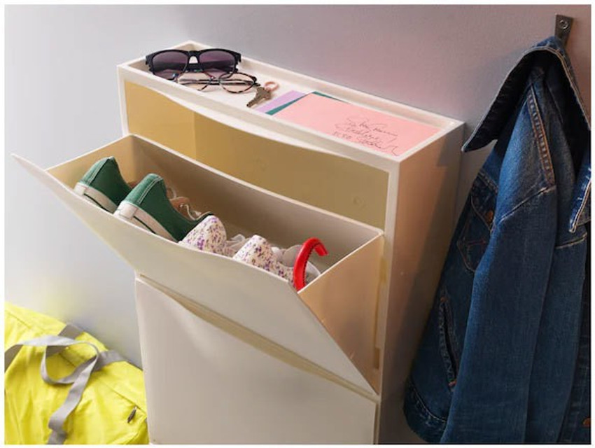 Clothes Shoe Storage Bags Ikea HEMMAFIXARE Shoe Box, Fabric