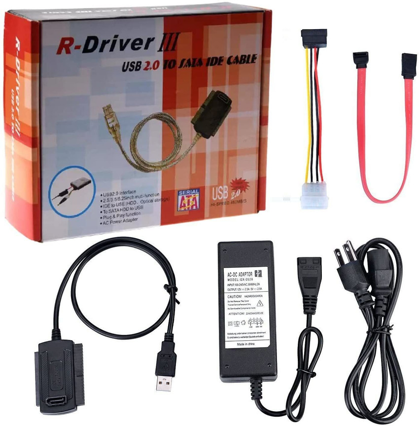 Pata To Sata Converter Sata Pata Ide Schijf Naar Usb 2.0 Adapter