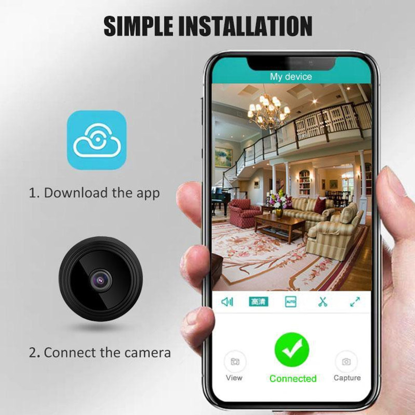 Cctv Camera Home Security Wifi Camera With Smartphone App Blink Outdoor  Camera Mibao 1296P Security Camera Indoor/Outdoor