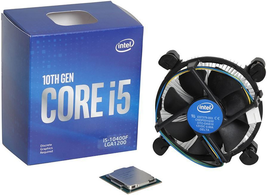 Intel i5-10400F 4.3 GHz Upto 4.3 GHz LGA 1200 Socket 6 Cores 12 