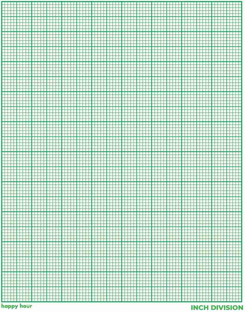 Flipkart.com | Happy Hour Paper Ruled A4 330 gsm Graph Paper 
