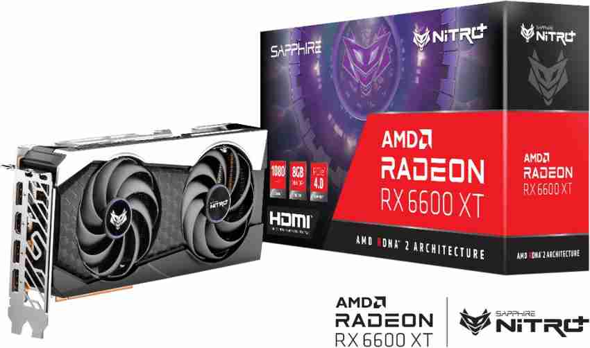 AMD Sapphire NITRO+ Radeon™ RX 6600 XT Graphic Card with 8 GB 