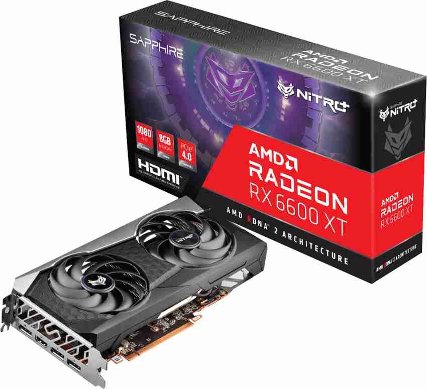 AMD Sapphire NITRO+ Radeon™ RX 6600 XT Graphic Card with 8 GB 