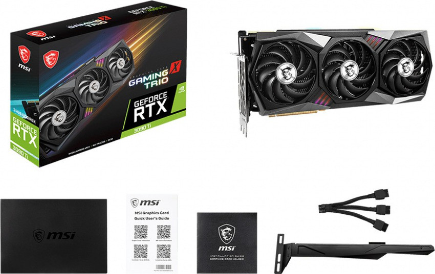 MSI RTX 3090 Ti GAMING X TRIO 24G GDDR6X 24 GB NVIDIA Chipset 384 