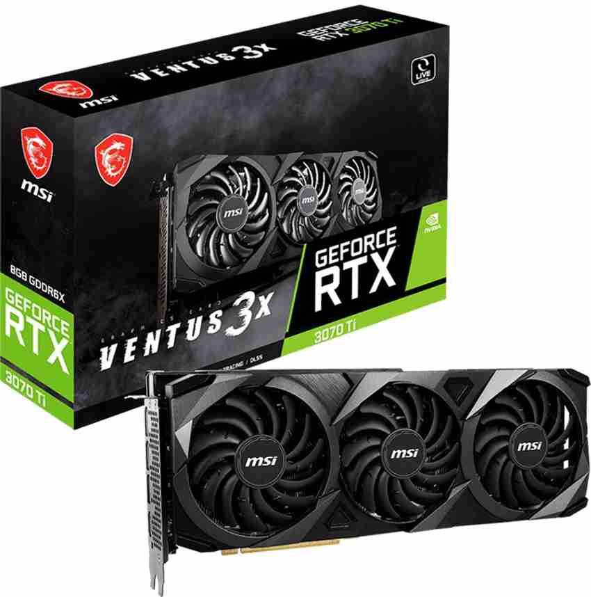 MSI GeForce RTX 3070 Ti VENTUS 3X 8G OC GDDR6X 8 GB NVIDIA Chipset 