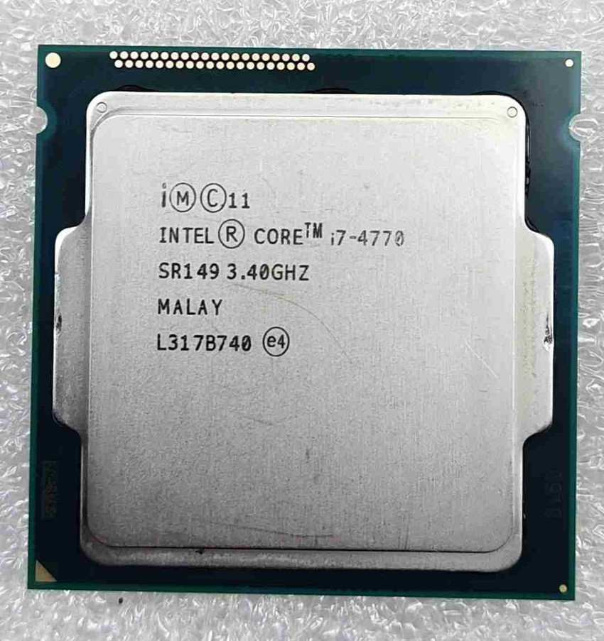 Intel CPU Core i7 4770 動作確認済み CPU Intel Core i7 4770 3.4GHz 4コア8スレッド Haswell PCパーツ