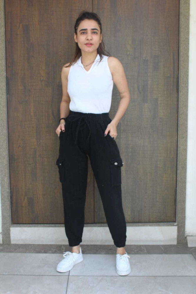 jke Jogger Fit Women Black Jeans - Buy jke Jogger Fit Women Black Jeans  Online at Best Prices in India | Flipkart.com