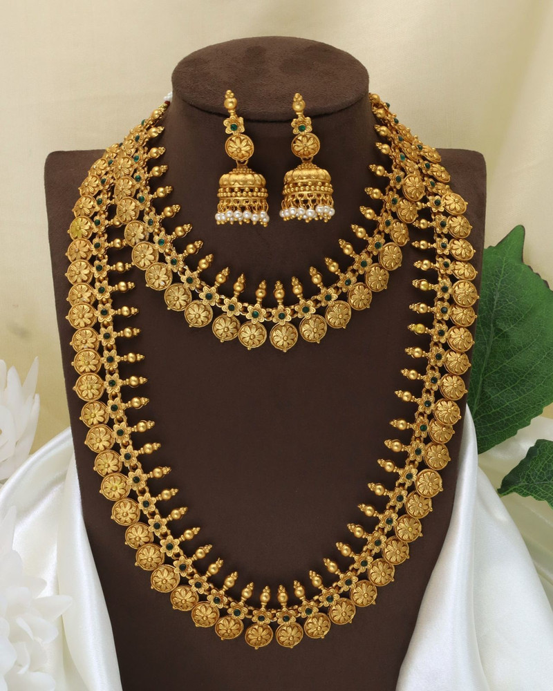 Flipkart long necklace set discount