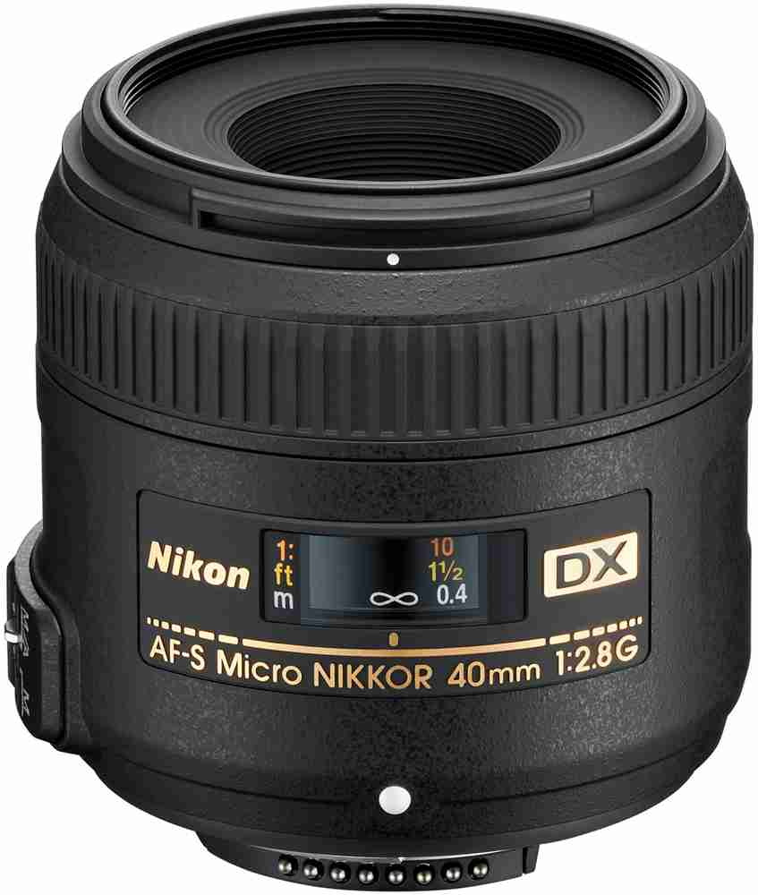 NIKON AF-S DX Micro NIKKOR 40mm f/2.8G Macro Prime Lens - NIKON 