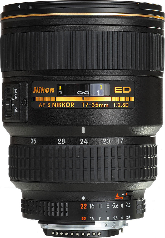 NIKON AF-S Zoom-Nikkor 17 - 35 mm f/2.8D IF-ED (2.1x) Wide-angle 