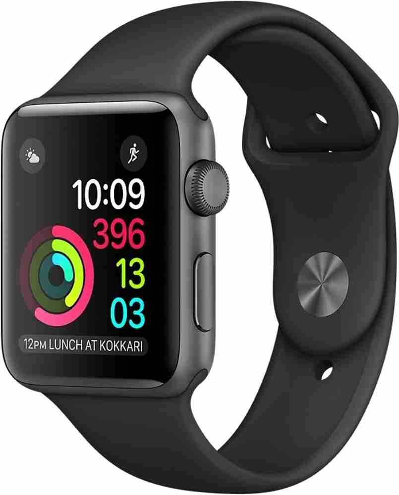 Apple Watch Series 2 - 42 mm Space Gray Aluminum Case with Black  