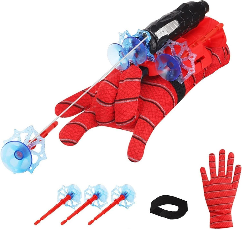 FANSEEKART Spiderman Web Shooter Launcher Wrist Gloves Toys For Kids Spiderman Web Shooter Launcher Wrist Gloves Toys For Kids Buy Spider man Spider Web shooter Webshooter toys in India. shop