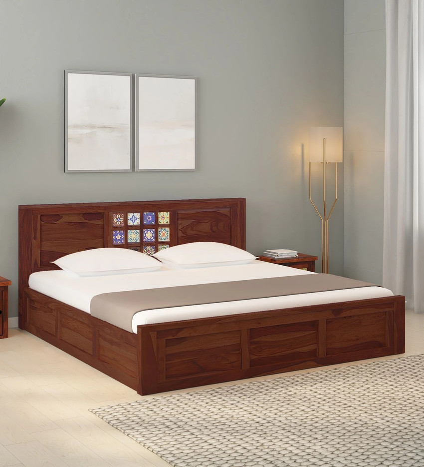 Bhagwant Kabra Solid Wood King Box Bed Price in India Buy Bhagwant Kabra Solid Wood King Box Bed online at Flipkart