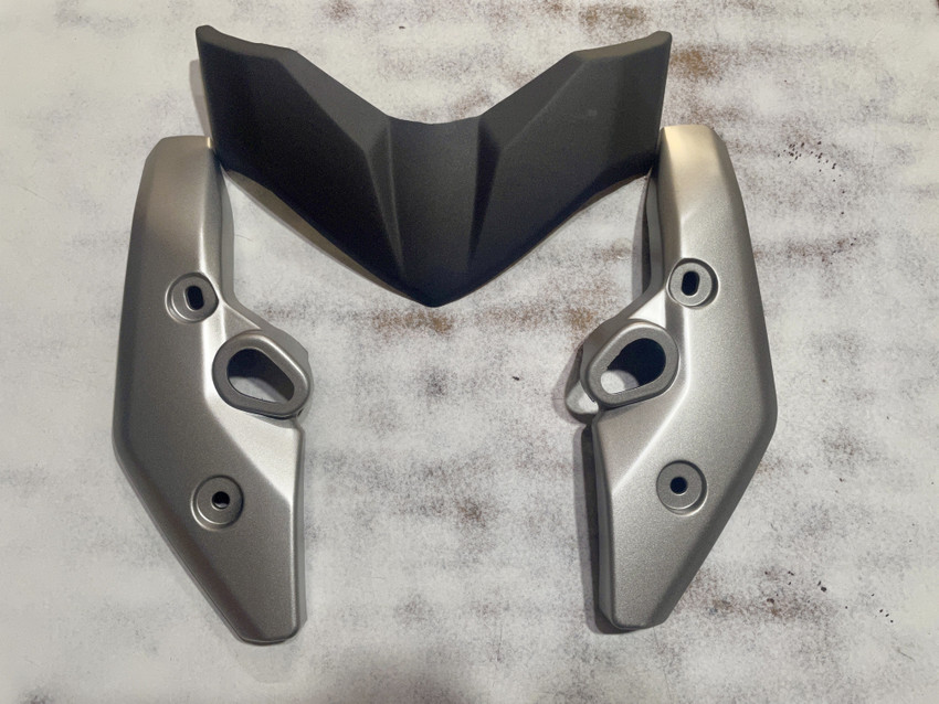 A.A.I FZ Version 1 V1 Silver Bike Headlight Visor Price in