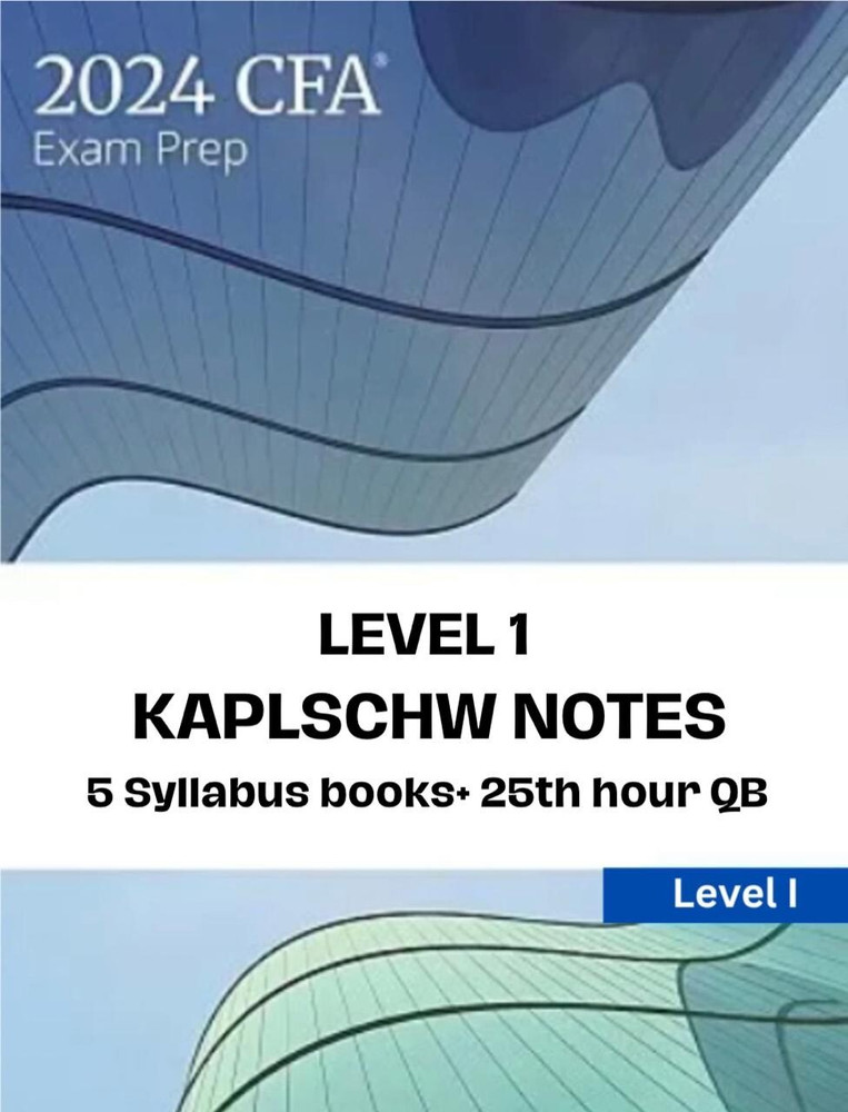 Cfa Level 1 Books 2024 Complete Study Package | 7 Books