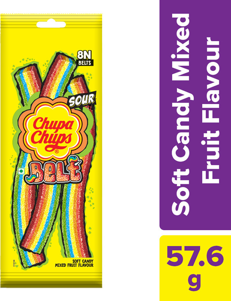 Chupa Chups Sour Belt Mixed Fruit Flavour Candy Price in Chupa Chups Sour Belt Mixed Fruit Flavour Candy Price in