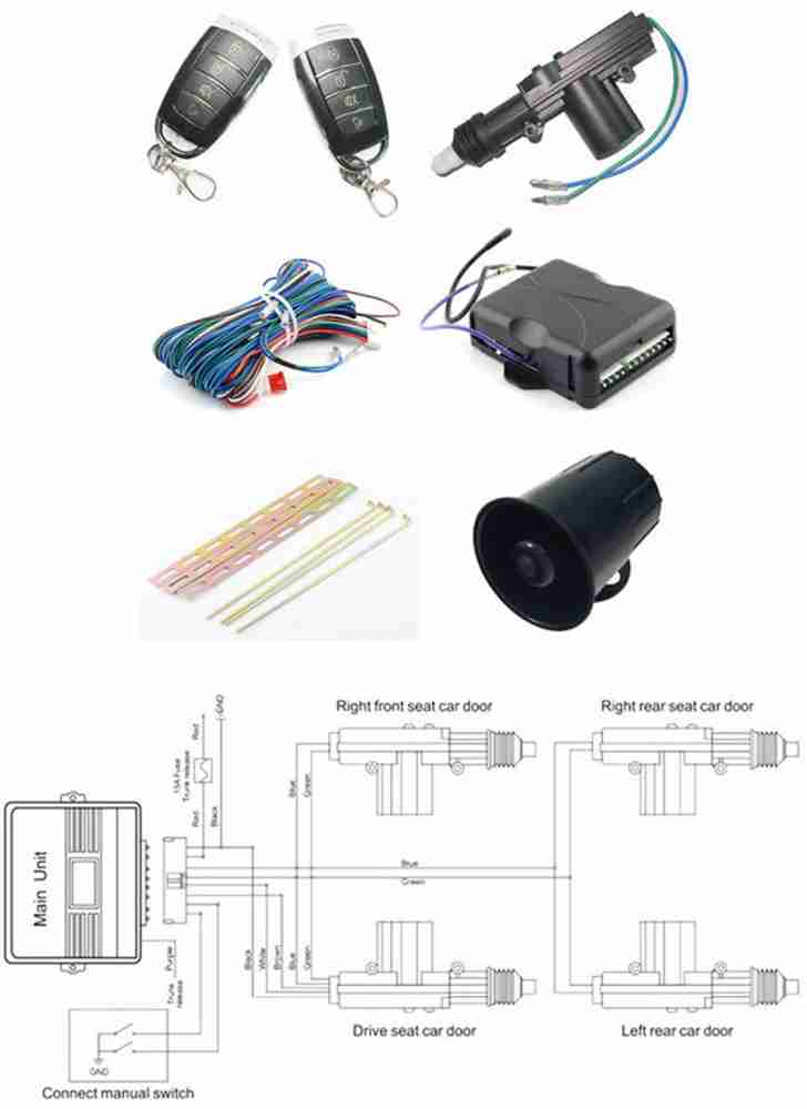 Remote Locking Auto Remote Locking Mechanism Car Central Lock System Control Door
