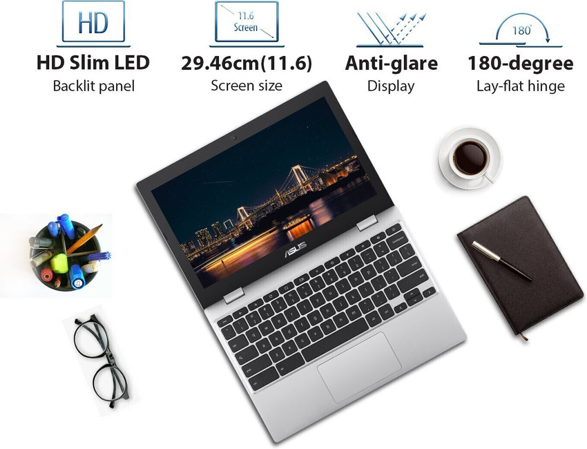 ASUS Chromebook Intel Celeron Dual Core N4020 - (4 GB/32 GB EMMC 