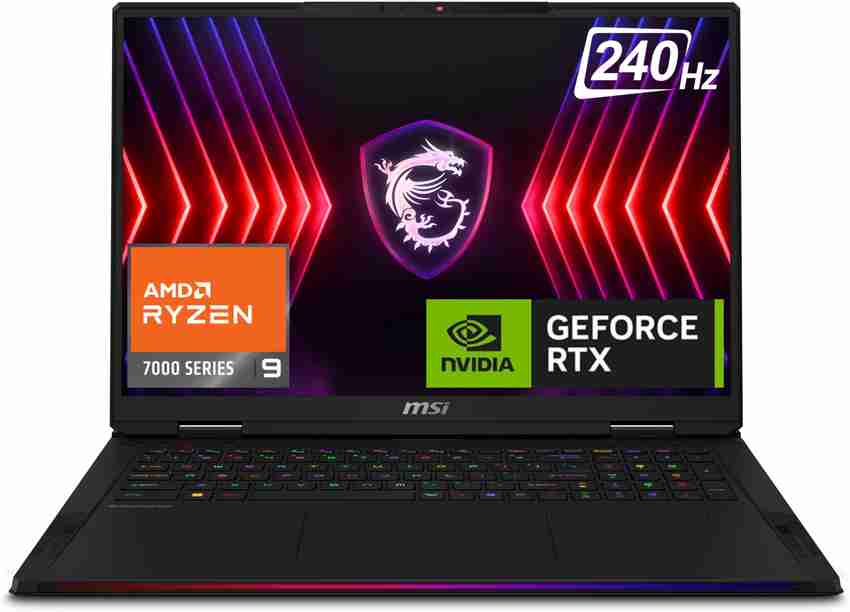 MSI Raider A18 HX AMD Ryzen 9 16 Core 7th Gen 7945HX - (32 GB/1 TB 