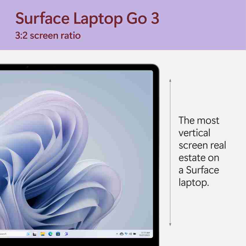 MICROSOFT Laptop Go 3 Intel Core i5 12th Gen 1235U - (8 GB/256 GB 
