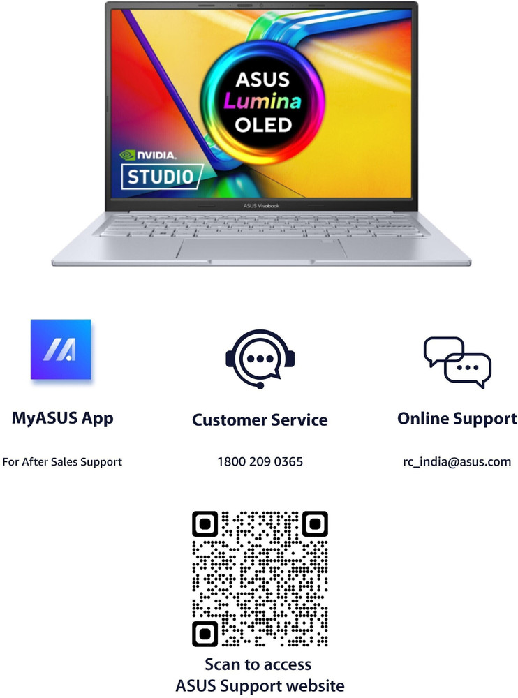 ASUS Vivobook 14X OLED For Creator, Intel H Series Intel ASUS Vivobook 14X OLED For Creator, Intel H Series Intel