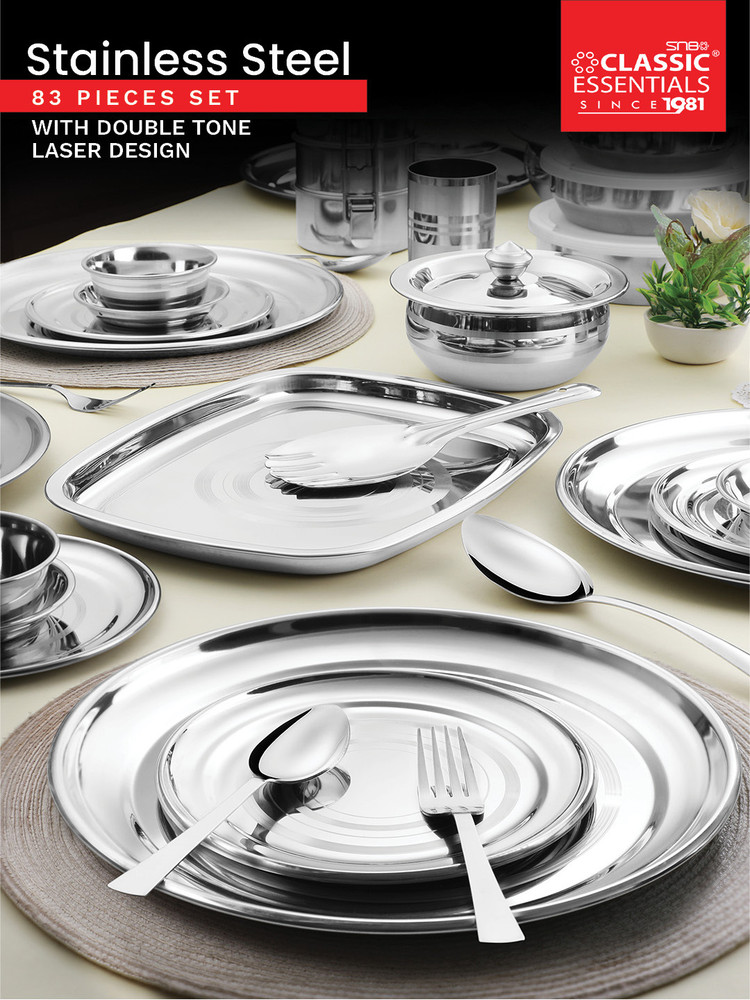 Classic Essentials 101 Bartan Set Classic Essentials Dinner Set