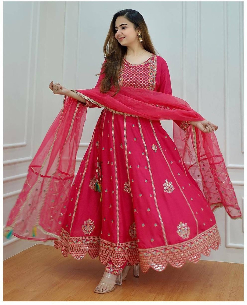 STITCHSTRETCH Anarkali Gown Price in India - Buy STITCHSTRETCH Anarkali Gown  online at Flipkart.com