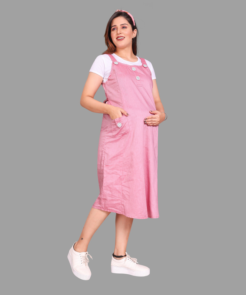 mamma's maternity Women Two Piece Dress Pink Dress - Buy mamma's maternity  Women Two Piece Dress Pink Dress Online at Best Prices in India | Flipkart .com