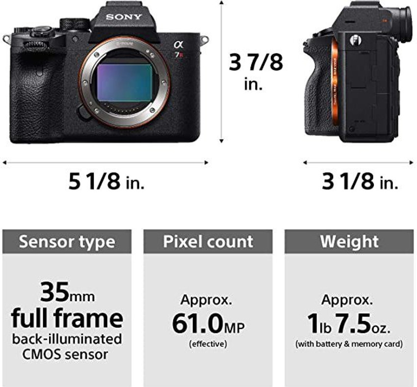 SONY Alpha ILCE-7RM4 Full Frame Mirrorless Camera Body Featuring 